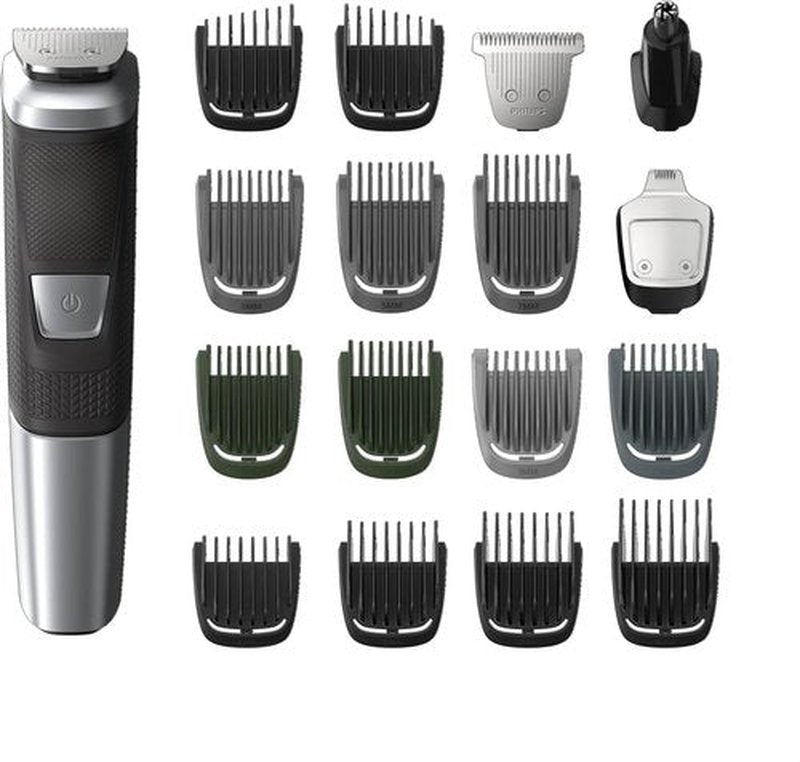Philips Norelco Multigroom Series 5000 | 18-Piece All-in-One Trimmer for Men - No Blade Oil Needed