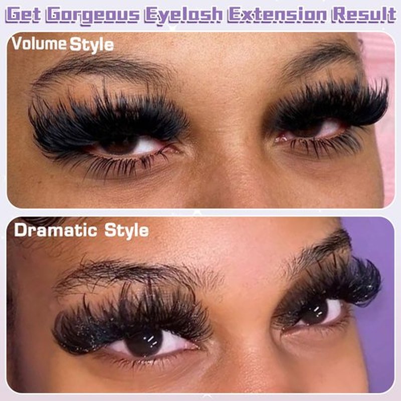 200D Lash Clusters 12-20mm Cluster Eyelash Extensions Thick Volume Eyelash Clusters 224pcs Mink False Eyelashes Clusters Soft Wispy Individual Lashes DIY Lash Extension, by KLHYIT