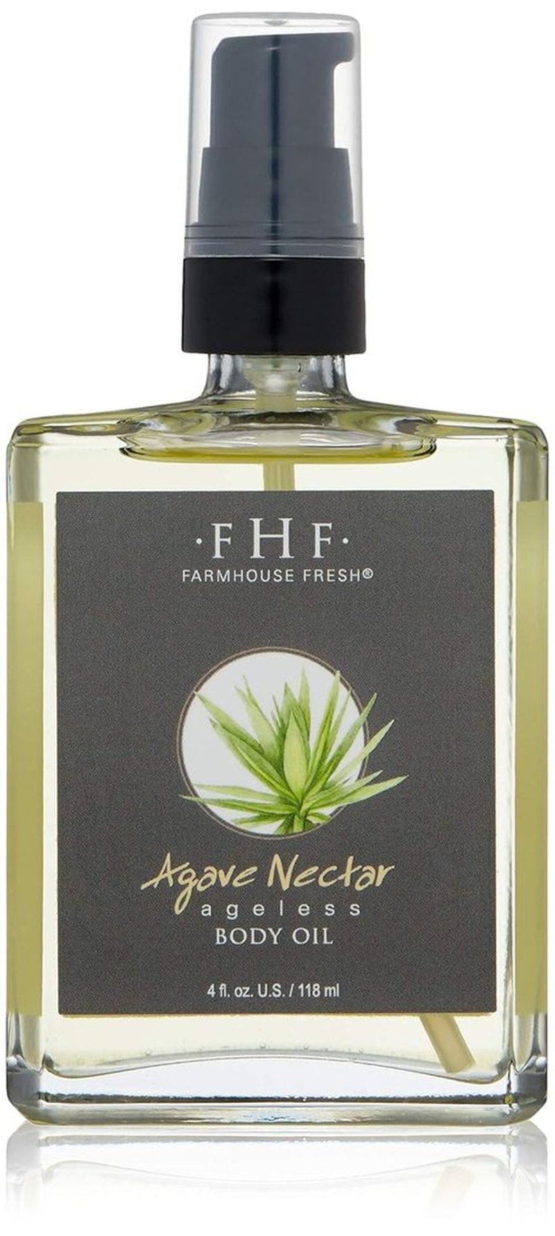 FarmHouse Fresh Agave Nectar Body Oil - Ageless Hydration, 4 Fl Oz | Nourishing Skin Care