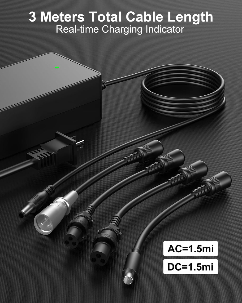42V 2A Universal Electric Scooter Charger for Segway Razor Gotrax Hiboy