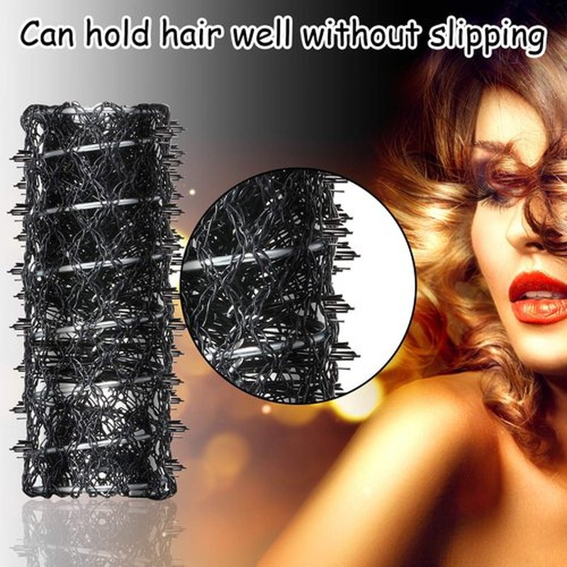 Skiennix Wire Mesh Hair Rollers Set - 48 Pieces Hair Perm Rods with Duck Teeth Clips | 0.71/0.87/1.1 Inch