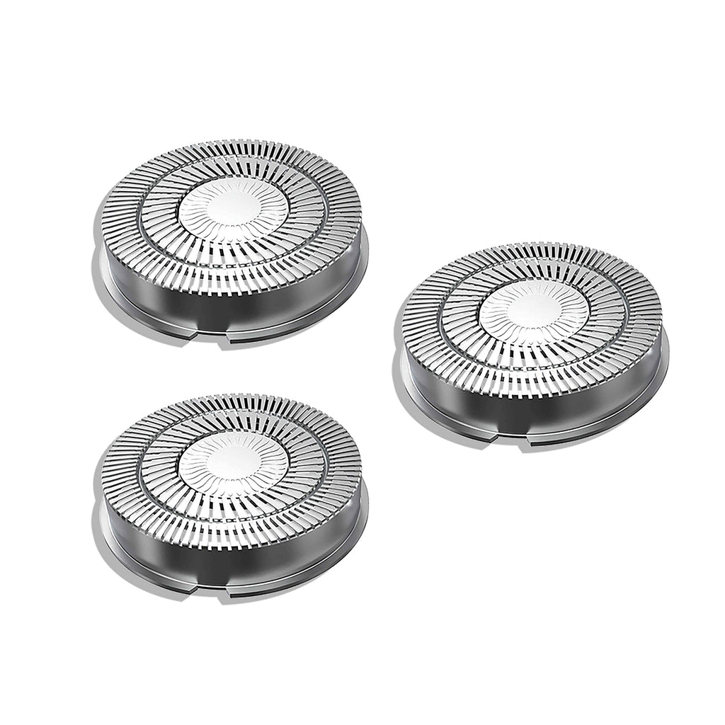 Replacement heads for electric shavers,Waterproof Replacement Blades for Mens Shaver,3-Pack