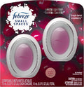 Febreze Small Spaces Air Freshener - Twist Cranberry Scent, 2 Count | Eliminate Odors Effortlessly