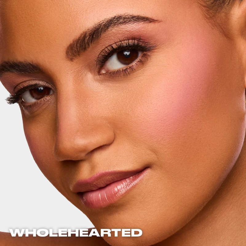 Urban Decay Face Bond Long-Lasting Blush Suede (Wholehearted - Baby Pink), Buildable Matte Finish, Blurring Effect, Waterproof, Sweat-Resistant, All Day Wear, Noncomedogenic - 0.21 oz