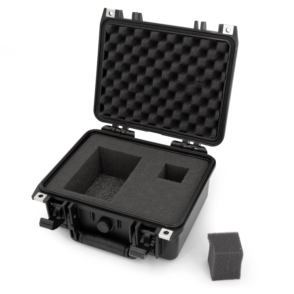 Casematix 11" Waterproof Studio Recording Microphone Case Compatible with Blue Ember Xlr Condenser Microphone and Audio Accessories