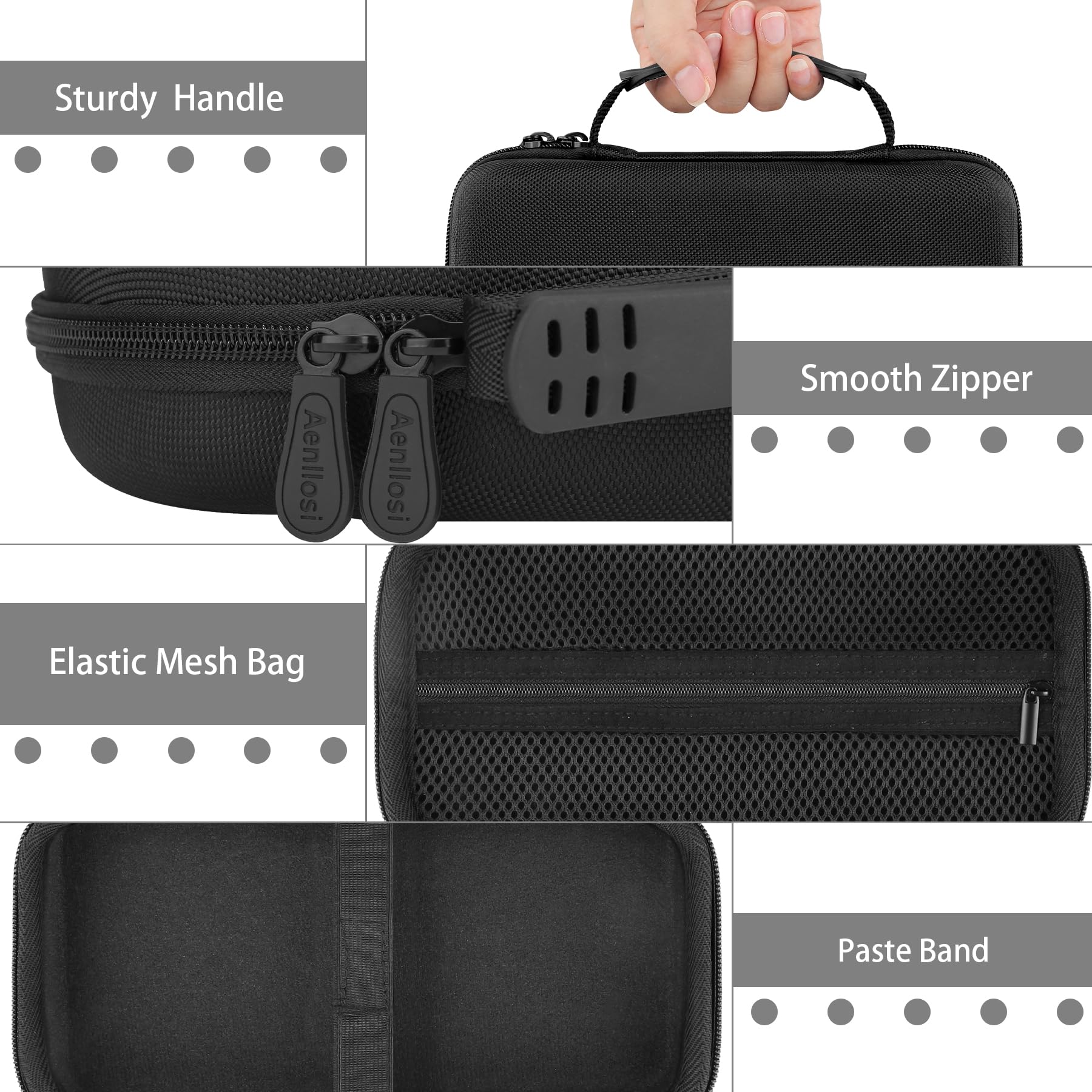 Aenllosi Hard Carrying Case for GameSir G8 Plus MFi/G8 +/G8 Plus Mobile Game Controller, GameSir Phone Controller Organizer (Case Only)