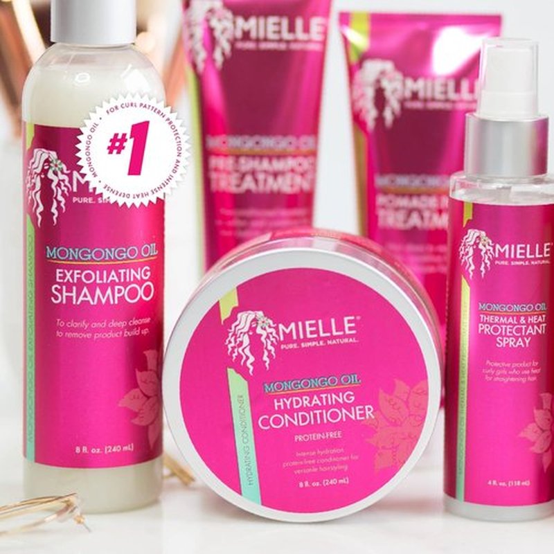 Mielle Organics Mongongo Oil Deep Conditioner - Hydrating Formula for Dry, Damaged Hair | 8 Fl Oz