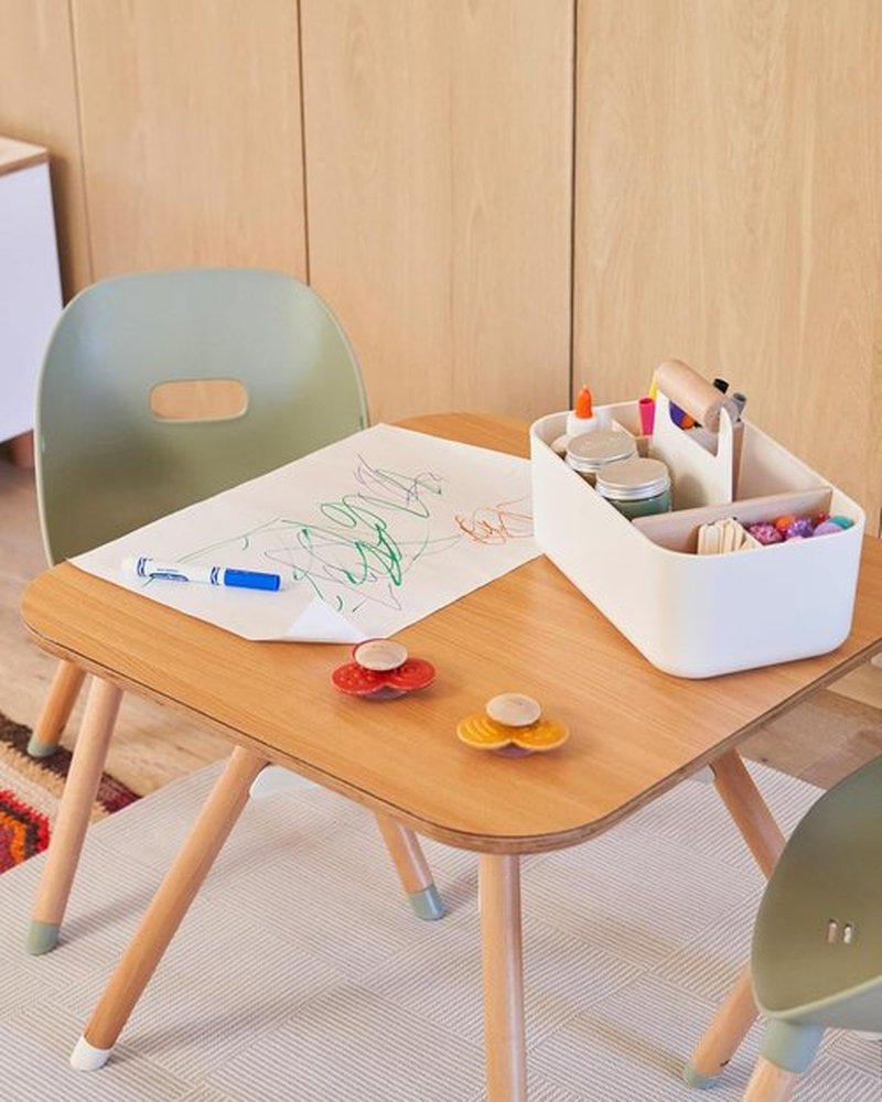 Lalo The Caddy - Versatile Multi-Purpose Storage Solution with Removable Dividers - Coconut Color