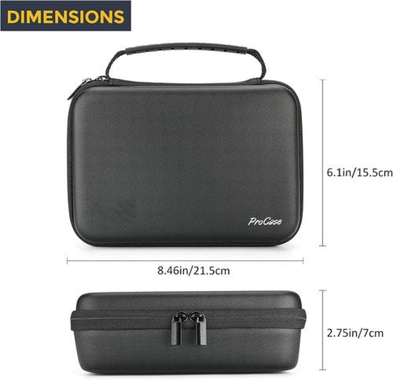 ProCase Hard Carrying Case for Norelco Multigroom Series 7000 | Black Electric Trimmer Storage Solution