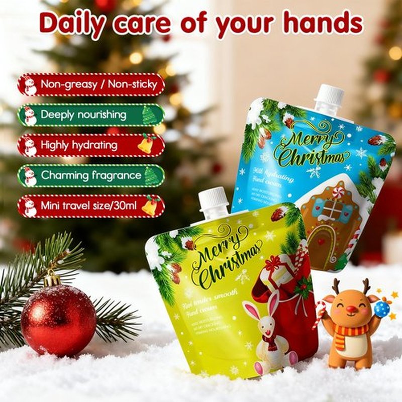 20 Pack Christmas Hand Cream Gifts Set for Women,Moisturizing Hand Lotion for Dry Cracked Hands,Mini Travel Size Stocking Stuffers & Bulk Gifts for Christmas Appreciation Party Favors,30ml