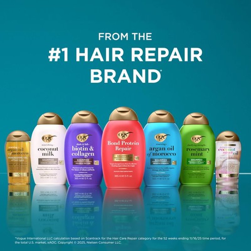 OGX® Renewing + Argan Oil of Morocco Travel Size Hair Care Set, Damage Repairing Shampoo & Conditioner, 2x 3 fl. oz, & OGX® Extra Penetrating Hair Oil Treatment, 3.3 fl. oz, 3 Items