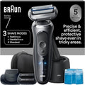 Braun Electric Shaver - Series 7 7185cc | Waterproof Wet & Dry Shaving Kit with Beard Trimmer