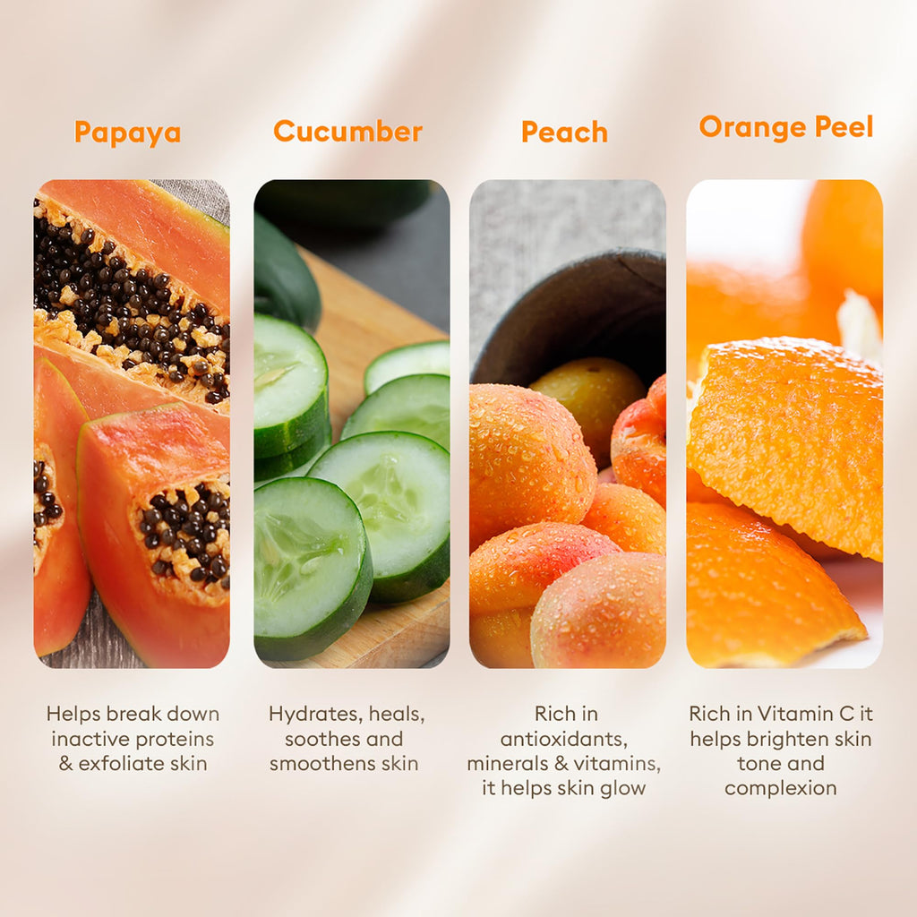 VLCC Anti Blemish Facial Kit - Includes 7 Skin Care Products - Face Wash and Facial Cleanser with Papaya, Cucumber, Aloe Vera and Orange Peel - 7 Pc