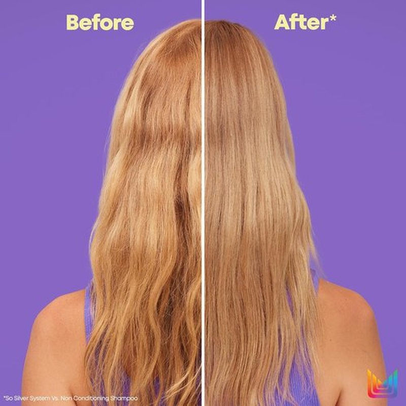 Matrix So Silver Deep Conditioning Conditioner - Repair Dull Blonde & Silver Hair | Vegan Formula for Dry, Damaged Hair