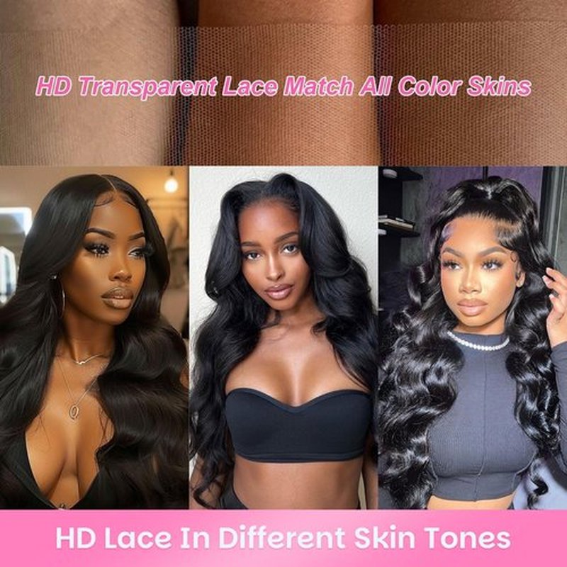 MGWXCAH 30 Inch 13x6 Lace Front Wigs Human Hair 200% Density Body Wave Human Hair Wig Hd Transparent Lace Frontal Glueless Wigs For Women