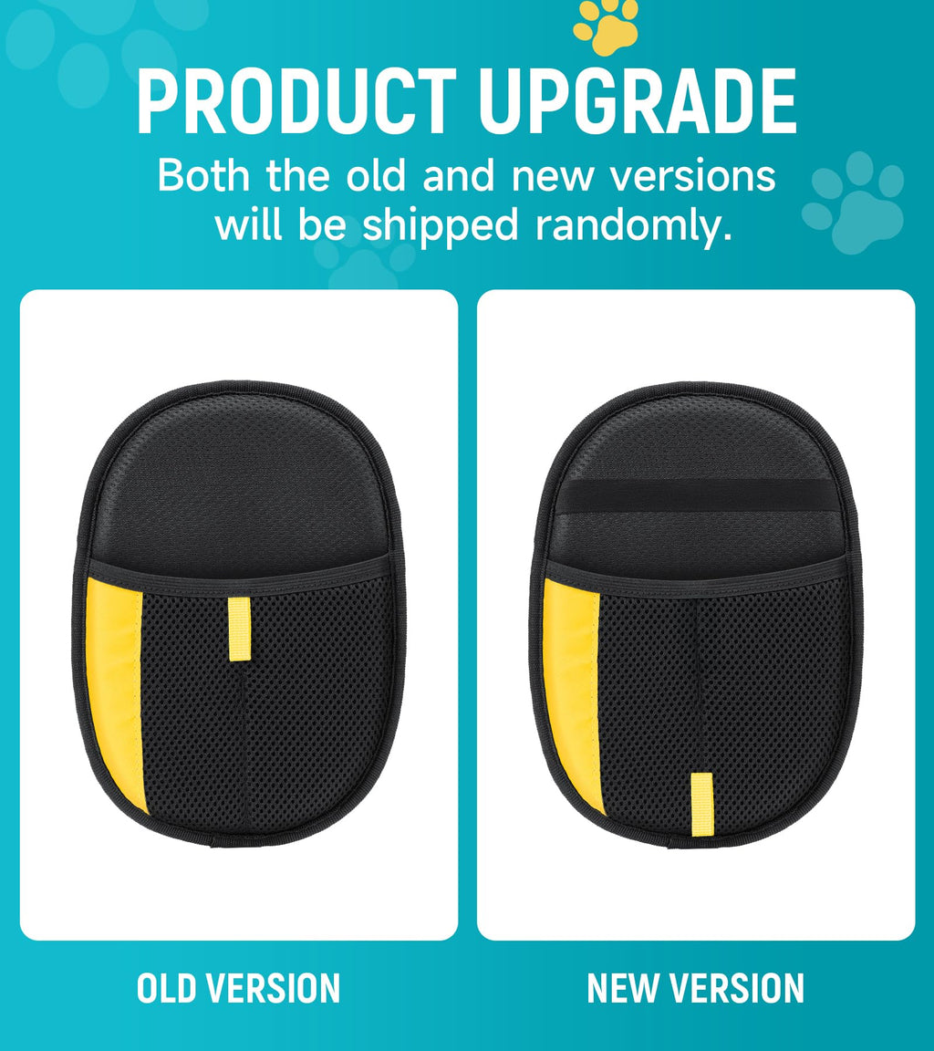 Bispoy Pet Hair Removal Glove for Dogs & Cats - Upgraded Reusable Electrostatic Pet Hair Glove, Pet Hair Remover Tool for Laundry, Couch, Carpet & Car Seat, Gentle Grooming Mitt