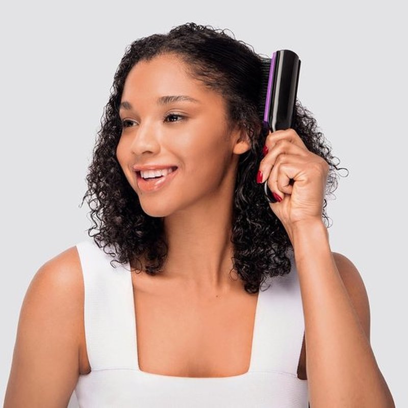 Diane Nylon Pin Hair Brush - Effortlessly Detangle & Define Thick or Curly Hair | Ideal for Wet Use