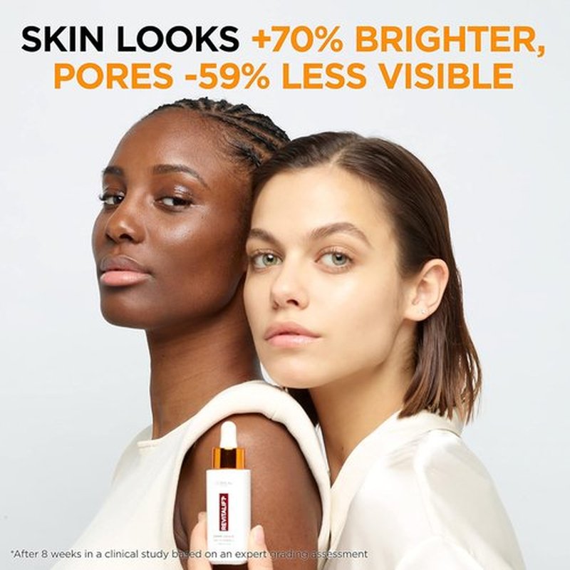 L'Oreal Paris Revitalift Vitamin C Serum - Brightening Face Serum with Vitamin E & Salicylic Acid, 1 oz