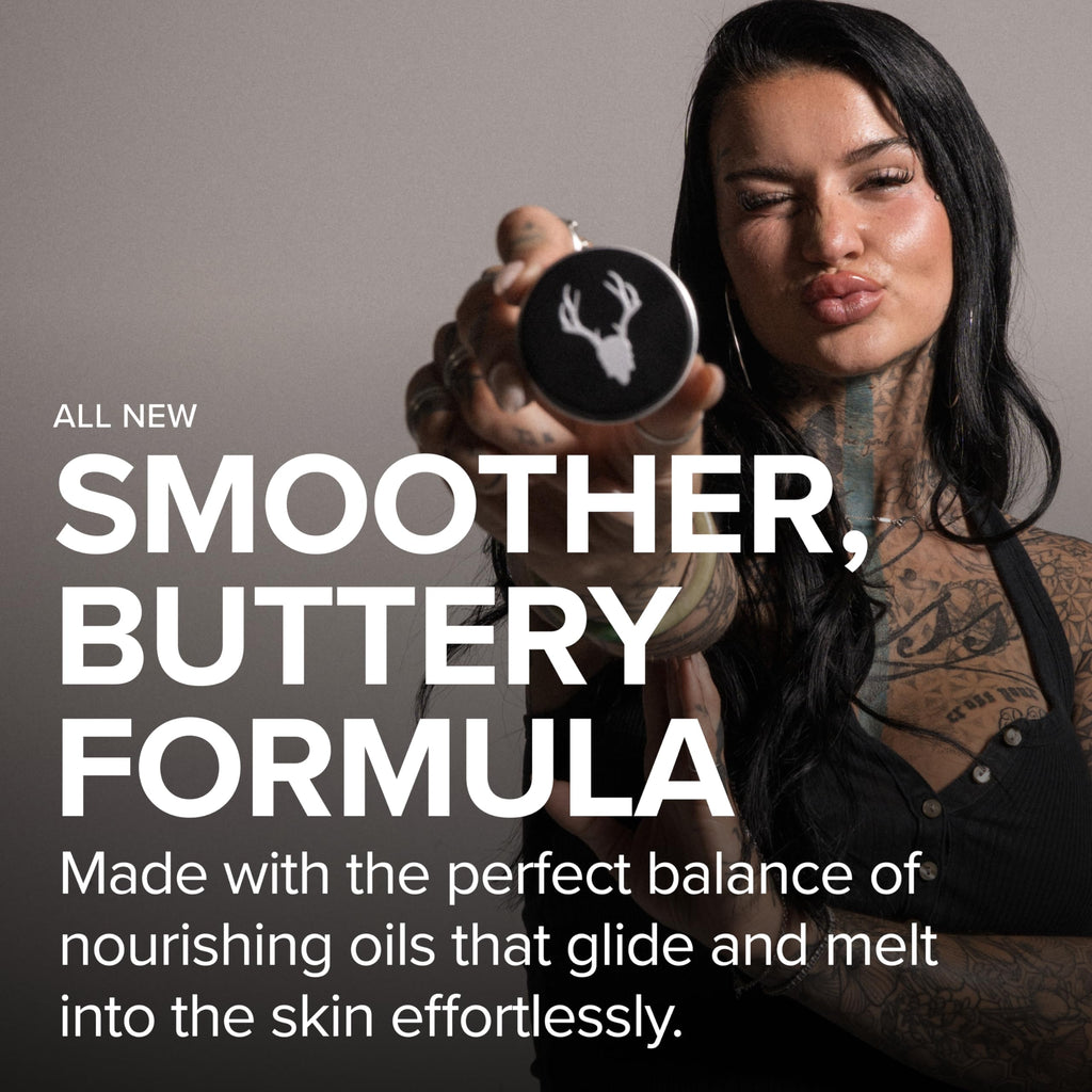 Mad Rabbit Tangerine & Vanilla Balm Salve - Tattoo Balm & Aftercare Cream, Color Enhancement that Revives Old Tattoos, Hydrates New Tattoos