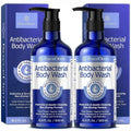 Roycederm Antibacterial Body Wash & Soap – Kills 99.9% of Germs & Bacteria – For Body Acne, Folliculitis & Odor Control – Gentle Daily Use for Men & Women (16.9 Fl Oz (Pack of 2))