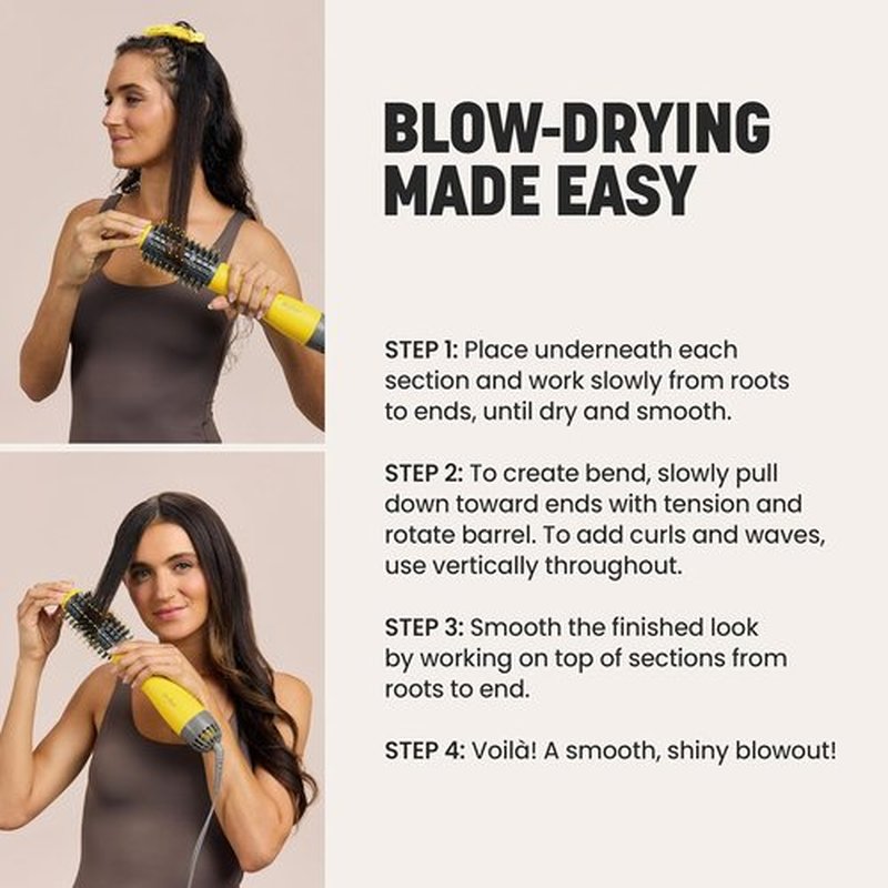 Drybar Blow-Dryer Shot Collection - Achieve Faster Blowouts with Volume & Less Frizz | Select Your Ideal Barrel Size