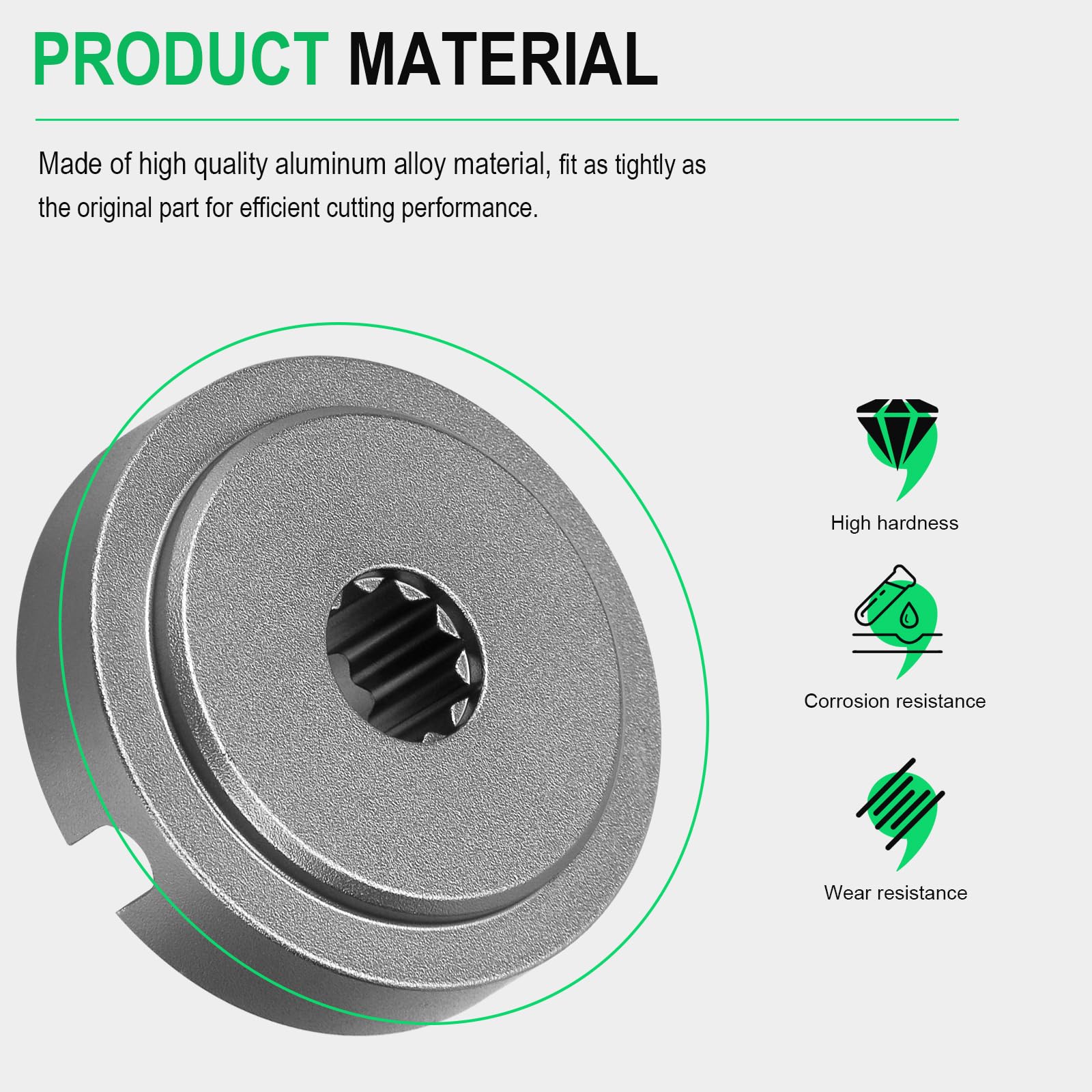 C535000210 Grass Trimmer Adapter Plate Fit for Echo String Trimmer Head, Blade Adapter Replacement Parts for Echo Blade Conversion Kits Used on SRM-225 SRM-280 SRM-266 SRM-210 SRM-211 SRM-251 SRM2620