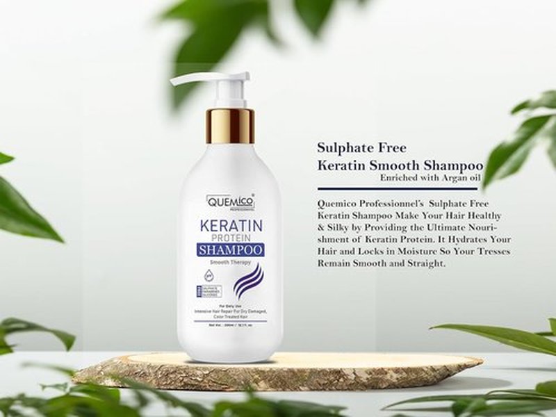 Keratin Shampoo and Conditioner Set - Nourishing Serum, No Sulfates or Parabens | Moisturizing for Dry & Frizzy Hair, 16.9 fl. oz