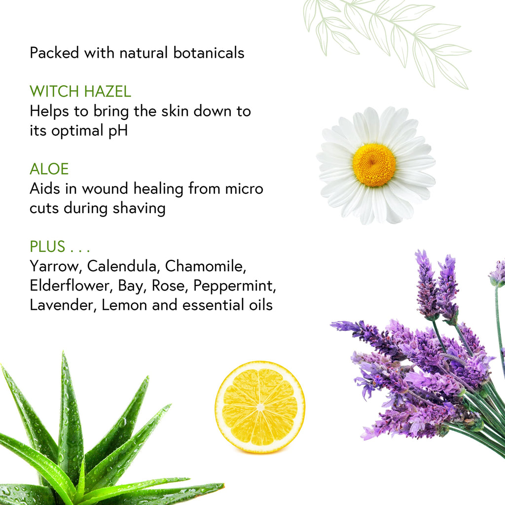 Herbal Aftershave - Key Lime, 4 oz