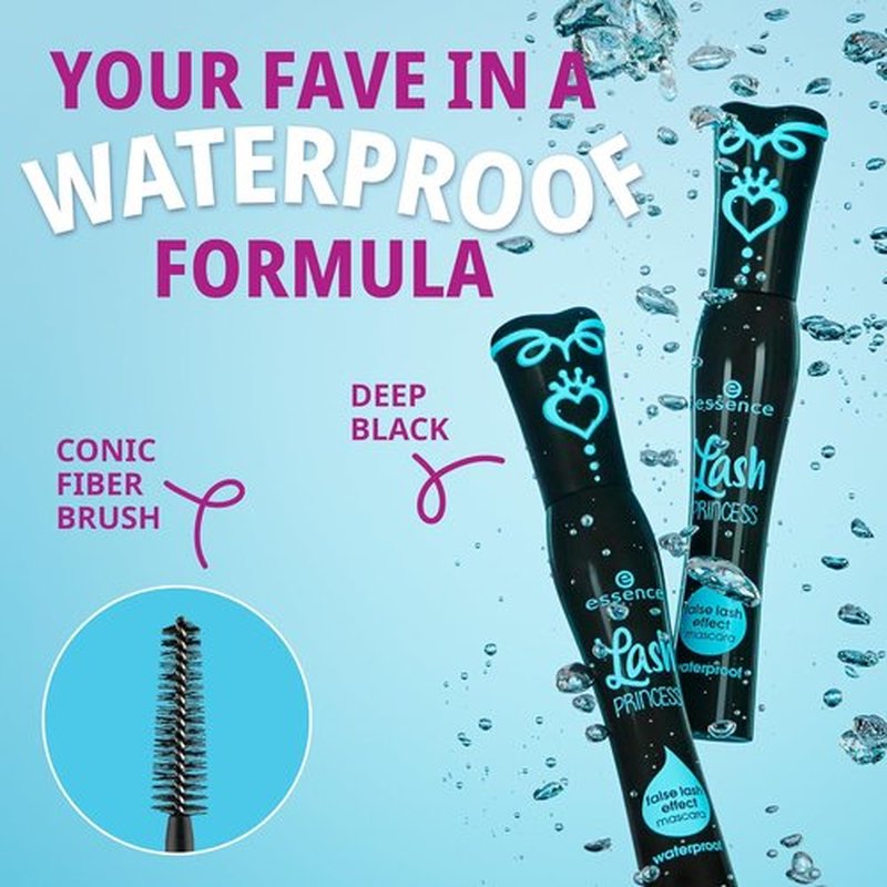 Essence Lash Princess Mascara Holiday Gift Set - 4 Vegan & Cruelty-Free Mascaras | Waterproof, Curl & Volume | Perfect Stocking Stuffer for Beauty Lovers
