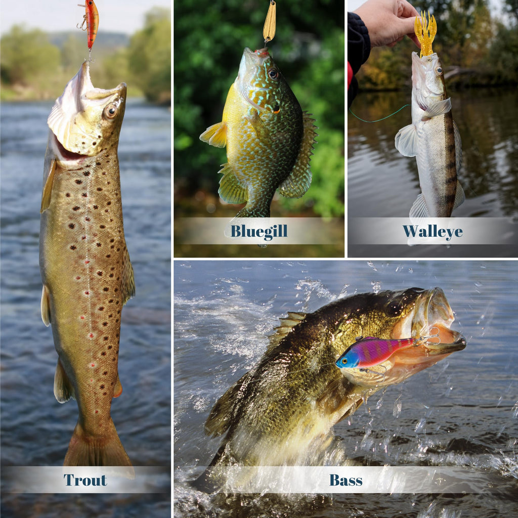 Fishing Advent Calendar 2025 for Men - Fishing Lures Kit with Tackle Box Advent Calendar for Fisher Teen Boys - 2025 Xmas Holiday Surprise Gift for 24 Days Christmas Countdown