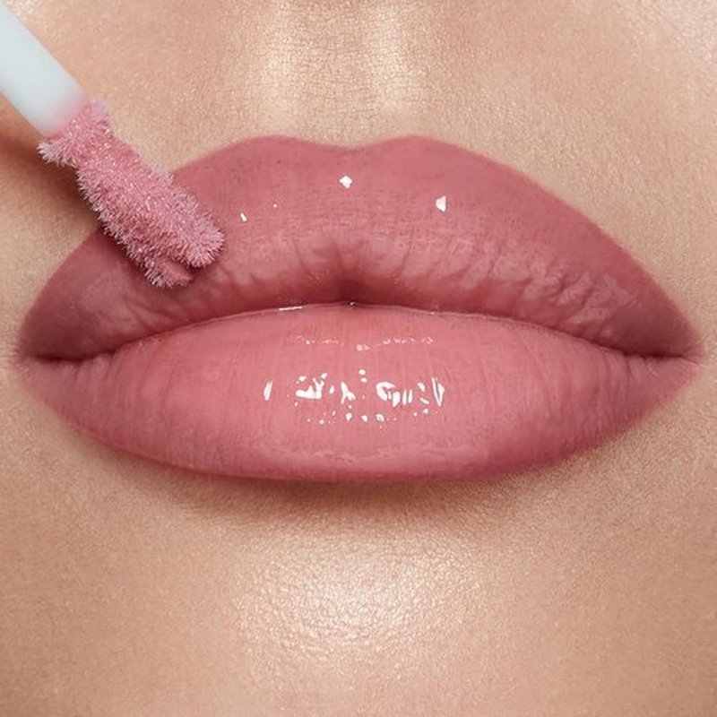 Charlotte Tilbury Collagen Lip Bath - Plumping Lip Gloss for a Fuller-Looking, High-Shine Pout - Skincare-Infused Formula to Hydrate & Nourish Lips - Pillow Talk Fair