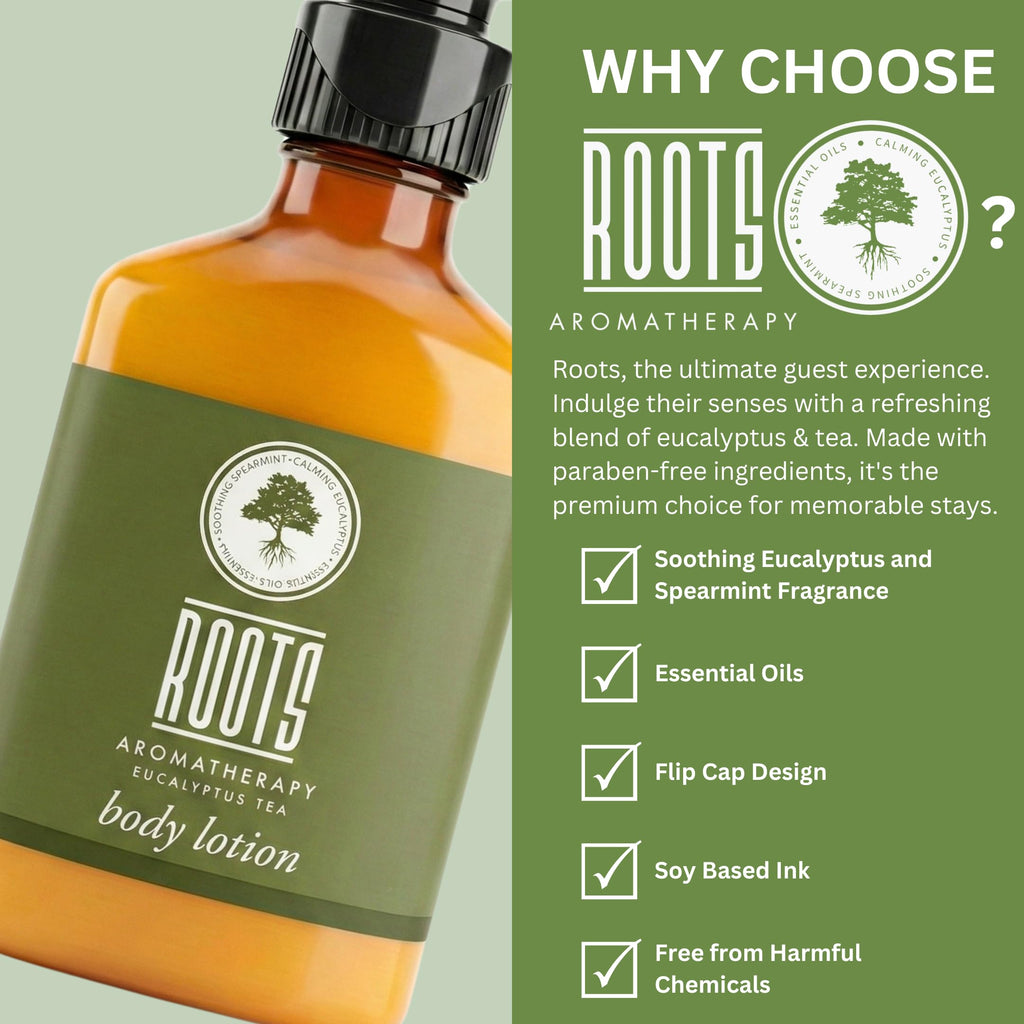 ROOTS AROMATHERAPY 150 Piece Airbnb Essentials for Hosts,Hotel Shampoo & Conditioner Supplies for Guests, Body Wash Lotion & Soap, Travel Size Toiletries Bulk Mini Sets Hygiene Kits Bar Soaps Air Bnb
