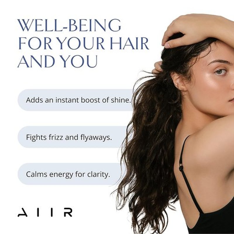 AIIR Shine Spray - Smoothing Gloss Spray for Sleek, Frizz-Free Hair | Lightweight Humidity Shield, 6 oz