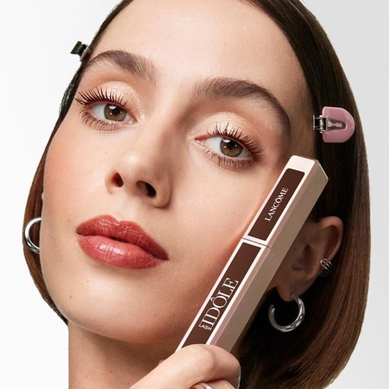 Lancôme Lash Idôle Lash-Lifting & Volumizing Mascara - Brown Mascara for Instant Volume, Length & Lift - Smudge Proof & Up To 24H Wear - Brown