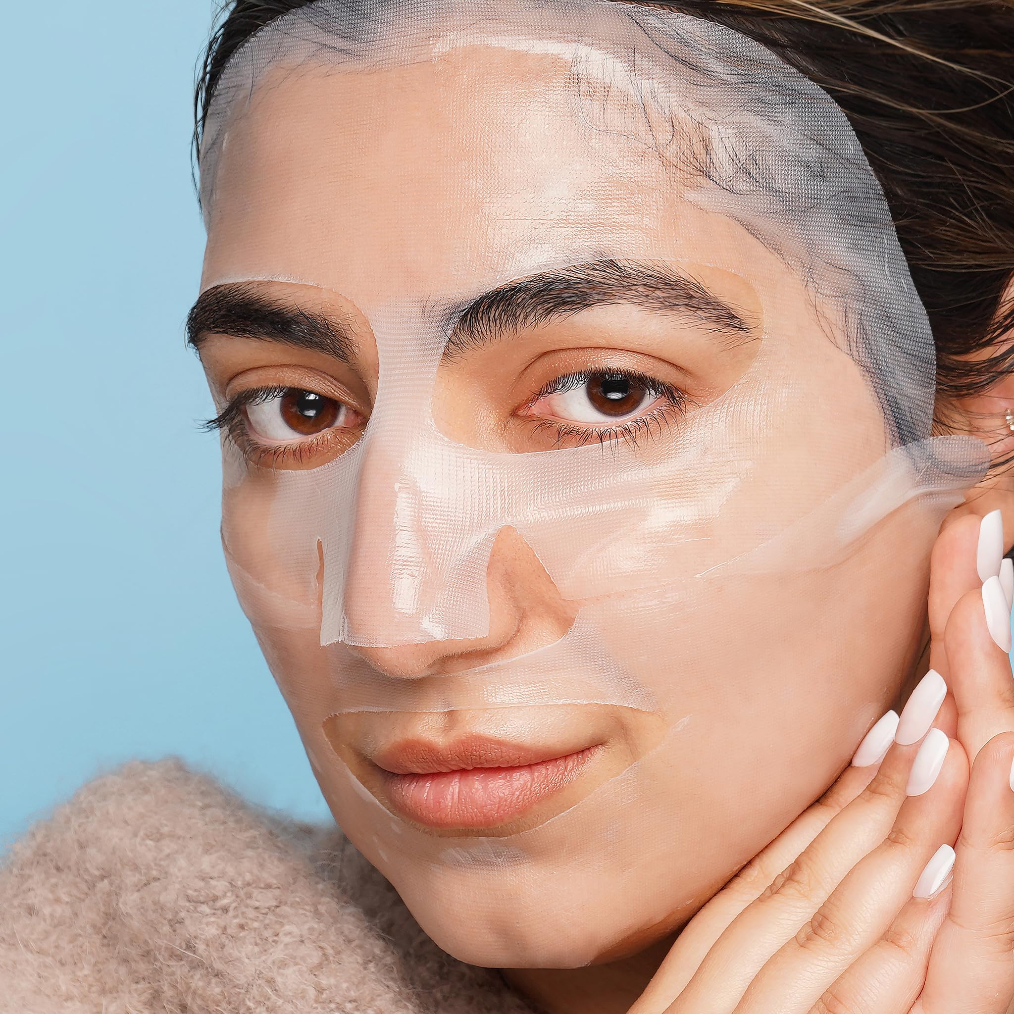 Clinical Resolution CRL Peptide Aqua Gel Mask 5 Pack Instant Hydration, Soothing & Cooling, Helps Comfort Skin After Professional Treatments, for a Refreshed, Healthy-Looking Complexion