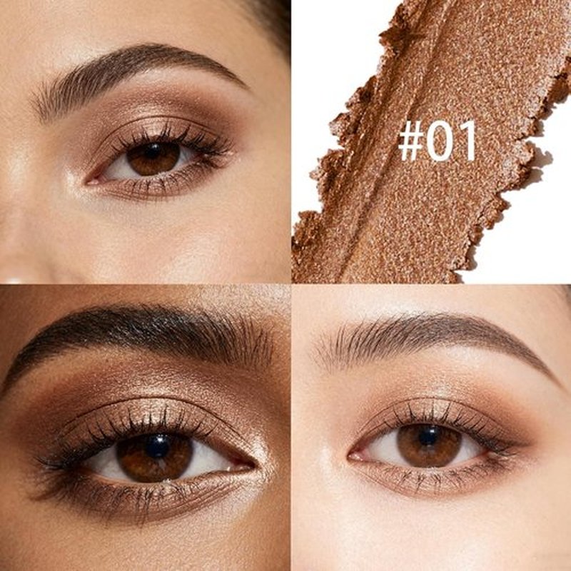 Skiennix Matte Cream Eyeshadow Stick - Waterproof, Long-Lasting & Blendable | 1 Caramel
