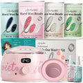 LANSLEYWAX Digital Waxing Kit for Women Men - Sweet Kiss Waxing Machine with 39 Accessories - Hard Wax Kit for Arm Leg Brazilian Bikini Face Sensitive Skin, Wax Warmer Hair Removal for Home/Salon Use