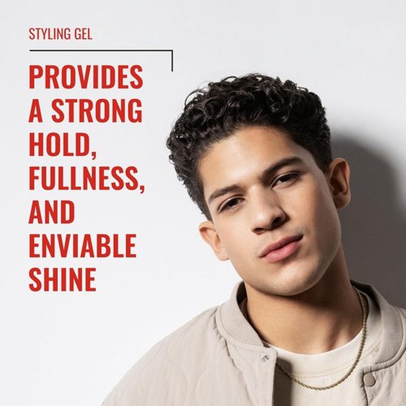 Fix Your Lid Styling Gel for Men - Firm Hold for Fuller Look - Easy to Wash Out - 8.5 Oz