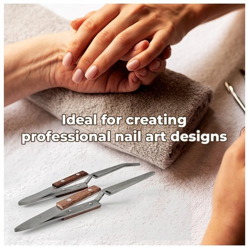 LUXEILO Multi-Functions Nail Shaping and Pincher Tweezers Tools -2PCS Nail Shaping Tool Kit- Nail Shaping Clamp – Professional Nail Tool for Acrylic & Gel Nails-Reusable Nail Shaper- Nail Art Tool