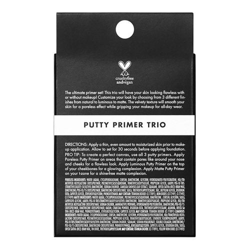 e.l.f. Cosmetics Putty Primer Trio - Poreless, Matte & Luminous Formulas | Travel Size 0.14 Oz Each