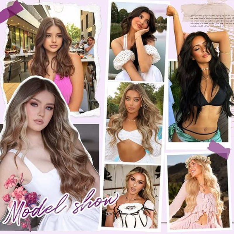 Clip in Hair Extensions Real Human Hair 18 inch 100g/3.6oz Straight Seamless Invisible Human hair Extensions Clip ins for Women Double Weft 8pcs Balayage Black Brown Highlight Chestnut Brown