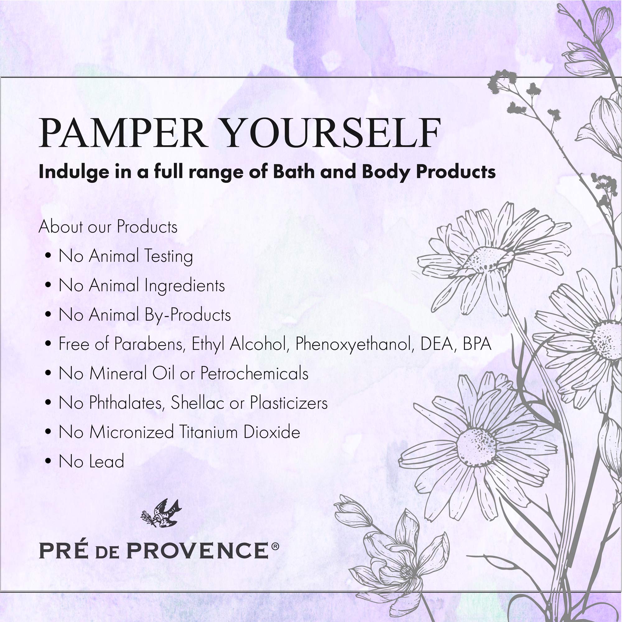 Pre de Provence Hearts Collection Shea Butter Enriched Gift Soap, Tea Rose, 0.5 Pound