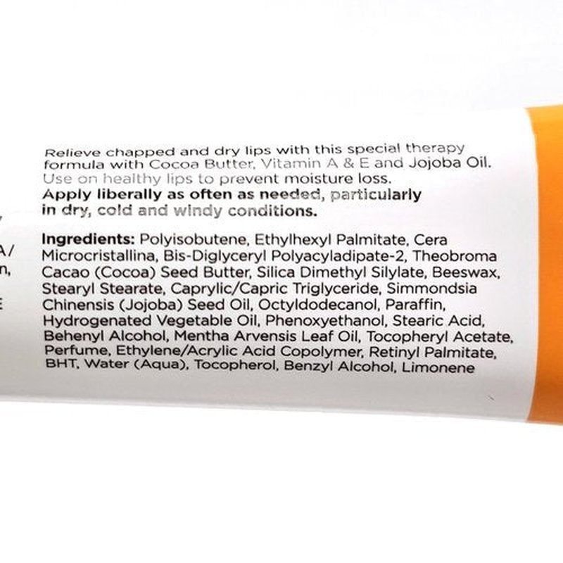 3 Pack Bundle of Cocoa Butter Lip Therapy for Moisturizing and Nourishing your Dry and Chapped Lips