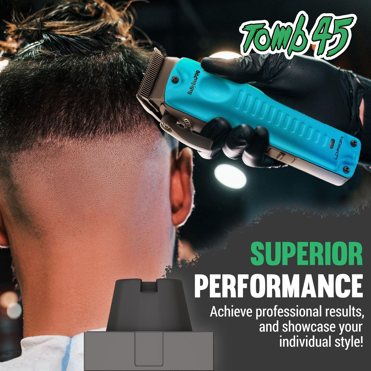 Tomb 45 Power Pod Charger for Babyliss Lo Pro Cordless Clipper - High Performance Charging Station for Hair Clipper