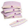 DARYA Nail Files (100 Pcs) Double Sided 100/180 Grit Emery Boards for Nails Acrylics Natural Nail File Toenails & Pet Grooming Durable Washable Professional Nail Files for Salon & Home Use