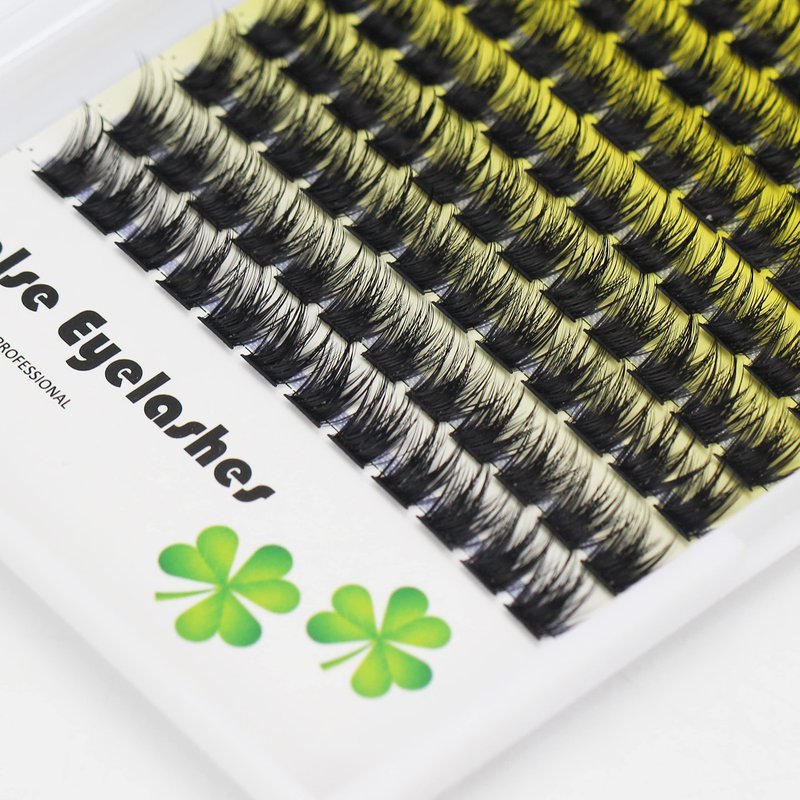 →VAYATOR False Eyelashes Cluster 4Styles D Curl 8-20mm Individual Eyelashes Extensions Wide stem Fake Eyelashes Fluffy Eyelashes Clusters Natural Soft Dramatic Fake lash (Black-FDM-12mm)