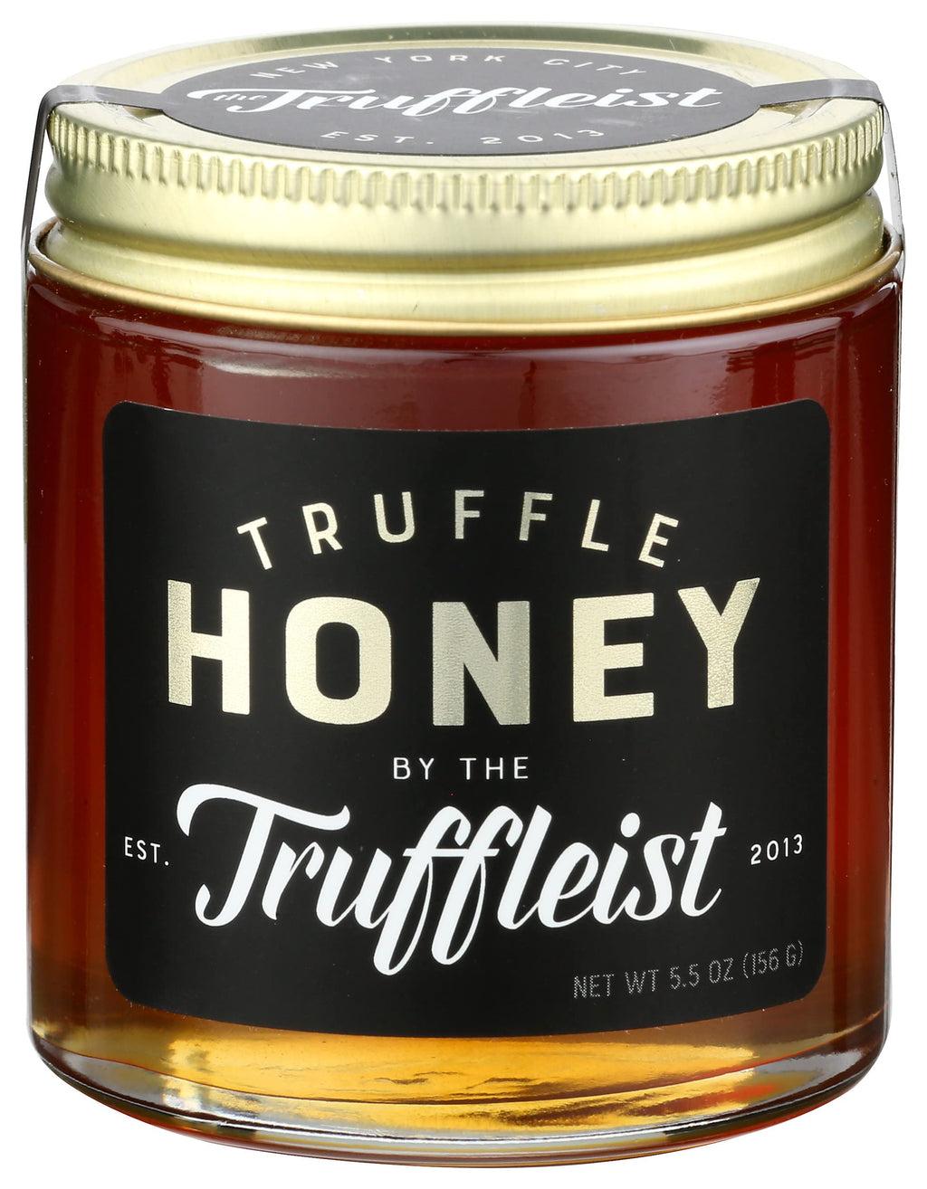 The Truffleist Truffle Honey – Truffle-Infused, Locally Sourced Honey with Real Black Summer Truffles - 5.5 oz