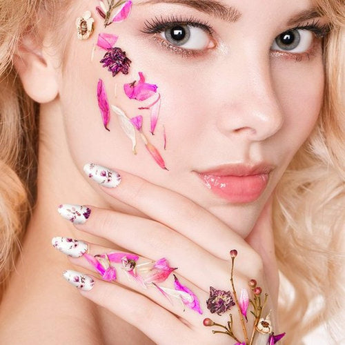 168 Pcs 12 Sheets Full Wraps Nail Polish Stickers Flower Print Self-Adhesive Nail Decal Strips with File Manicure Kits Colorful Flower Full Cover Decal Strips for Women DIY Decoration(Bright Style)