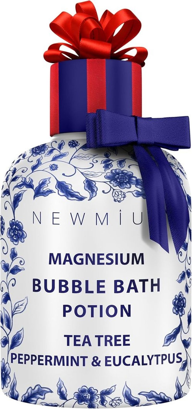 Skiennix Magnesium Bubble Bath - Long-Lasting Foam for Sore Muscle Recovery | Tea Tree & Eucalyptus Relaxation