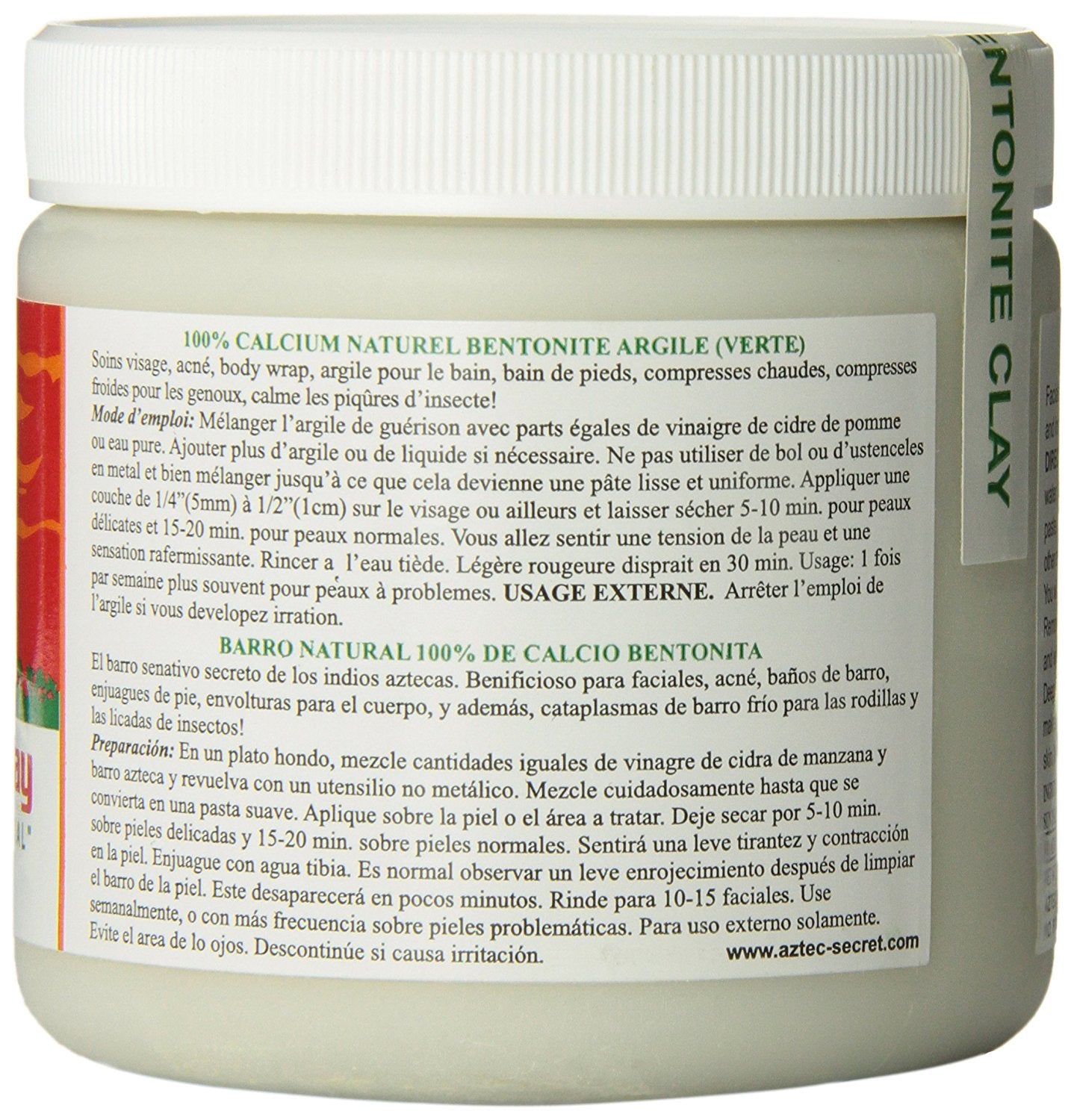 Aztec Secret Indian Healing Clay, 1 Count, Skin Treatment Mask, Tightening